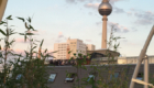 2016 11.05 monbijou Hotel Terrassen Pre Opening Sunset Sonne Untergang Blick Berlin